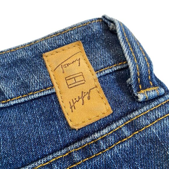 Tommy Hilfiger Hipster Blue Jeans Y2K Sz 8 - Picture 5 of 12